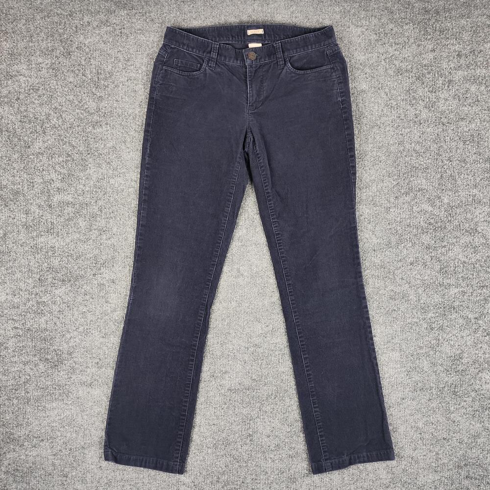 J.Crew Pants Womens 27S Blue Matchstick Corduroy Slim Stretch Casual Fall